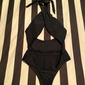 Black swim suit